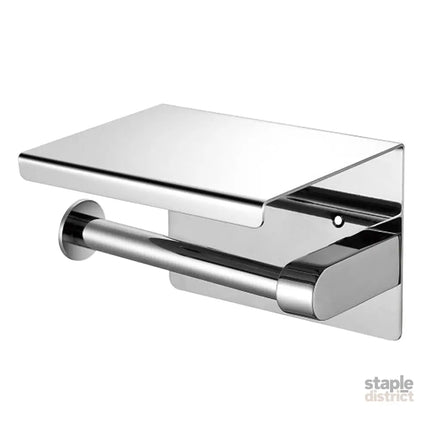 Toilet Paper Holder Roll Bath Tissue Silver-2018816622571163649