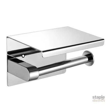 Toilet Paper Holder Roll Bath Tissue Silver-2018816622571163648