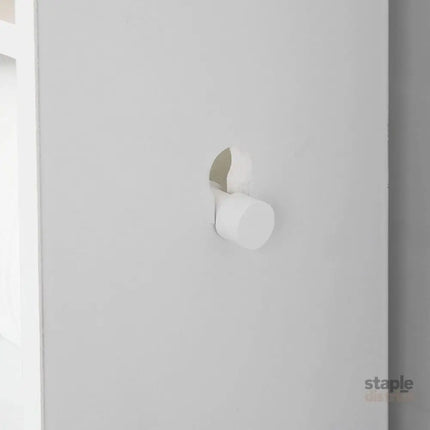 Toilet Paper Holder with Storage Freestanding Cabinet Toilet Brush Holder and Toilet Paper Dispenser 20x100x18 cm