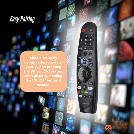 Tooleroo Smart TV Remote Control Replacement for LG Voice Magic 20GA 19BA 18BA - Appliances > TV > TVs & Accessories