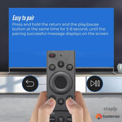 Tooleroo Smart TV Remote Control - Replacement For Samsung Voice BN59-01357F - Appliances > TV > TVs & Accessories