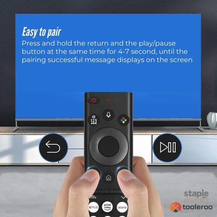 Tooleroo Smart TV Remote Control Replacement For Samsung Voice URC01910F - Appliances > TV > TVs & Accessories