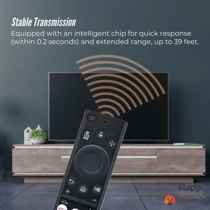 Tooleroo Smart TV Remote Control Replacement For Samsung Voice URC01910F - Appliances > TV > TVs & Accessories