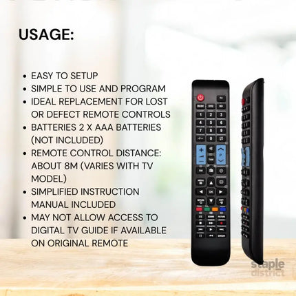 Tooleroo Universal Smart TV Remote Control Compatible With Sharp LG and more - Appliances > TV > TVs & Accessories