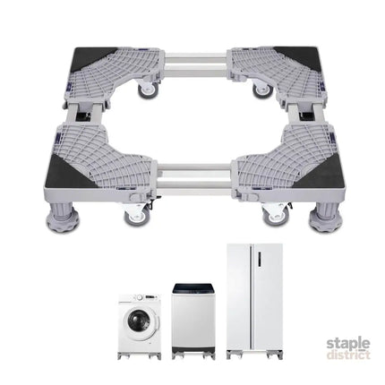 Tooleroo Washing Machine Stand - 300Kg Adjustable Wheeled Fridge Appliance Base - Appliances > Washers Dryers & Irons >