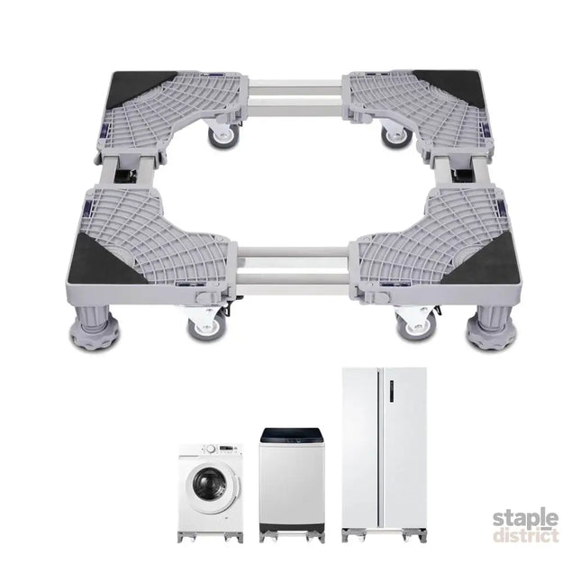 Tooleroo Washing Machine Stand - 300Kg Adjustable Wheeled Fridge Appliance Base - Appliances > Washers Dryers & Irons >
