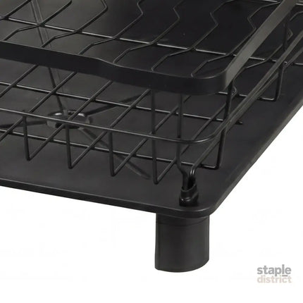 Toque 2 Tier Drying Rack Kitchen Organizer Storage Plate Drainer Cutlery Holder-2061251870420242435