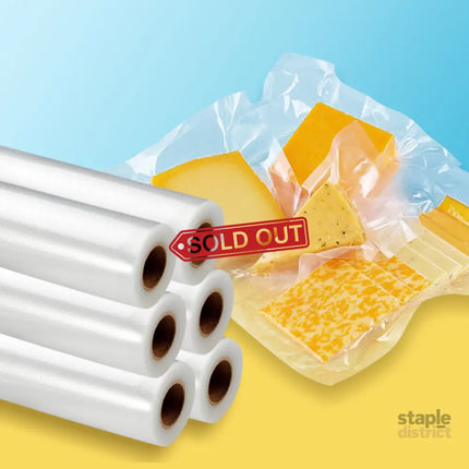 TOQUE 4 Rolls Vacuum Food Sealer Seal Large-2006733304040132614