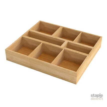 Toque Bamboo Drawer Organizer Multi-Use Storage Box-2029387215821475848