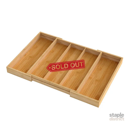 Toque Bamboo Expandable Kitchen Drawer Organizer Storage-2006732763281100800