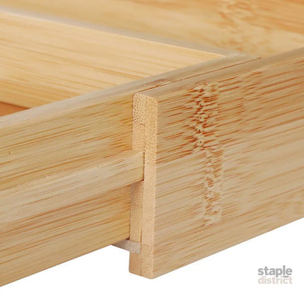 Toque Bamboo Expandable Kitchen Drawer Organizer Storage-2006732763281100805