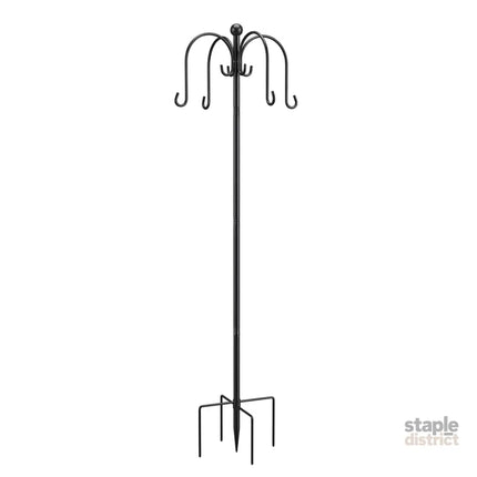 Toque Bird Feeder Pole Station Hanging Stand Adjustable 8 Hooks Outdoor 224cm-2061251870785146888