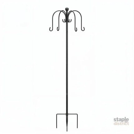 Toque Bird Feeder Station Hanging Stand Feeder 8 Hooks 4 Feeders Outdoor 224cm-2061251870957113345