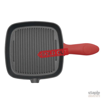 Toque Cast Iron Square Grill Pan with Spouts Cookware-2050056750186500097