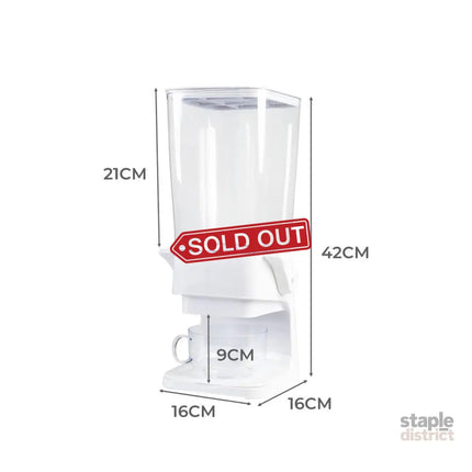 TOQUE Cereal Dispenser 5.5L Grain Container-2029387278803144706