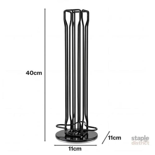 Toque Coffee Pod Holder Stand Rotating Metal Storage Rack Organizer 40 Capsules-2061251870248275970