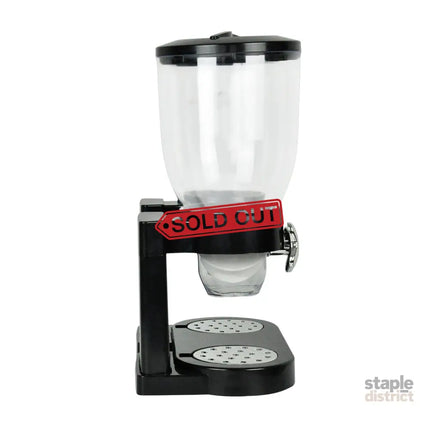 TOQUE Double Cereal Dispenser Dry Food Black-2006733302156890115