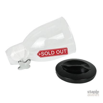 TOQUE Double Cereal Dispenser Dry Food Black-2006733302156890118