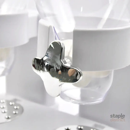 TOQUE Double Cereal Dispenser Dry Food White-2029387278631178240