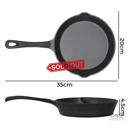 Toque Non Stick Frying Pan Cast Iron Steak Skillet 20cm-2050056916113166338