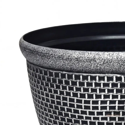 Toque Plastic Plant Pots 30cm Outdoor Garden Planter 2 Pcs With Drainage Holes-2050059017493024771