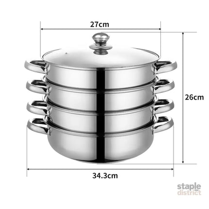 TOQUE Stainless Steel Steamer Meat Vegetable-2025742037680263170