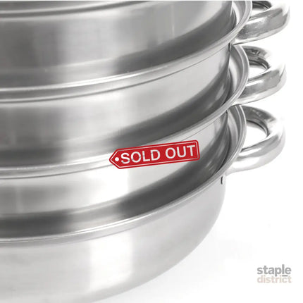 TOQUE Stainless Steel Steamer Meat Vegetable-2025742037680263172
