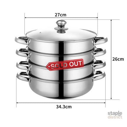 TOQUE Stainless Steel Steamer Meat Vegetable-2025742037680263170