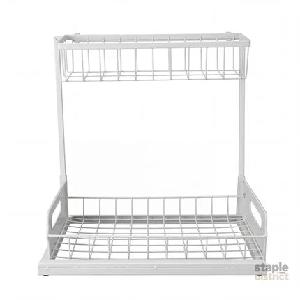 Toque Under Sink Storage Rack Kitchen Cabinet Organiser 2-Tier Shelving Home-2050059015223906304