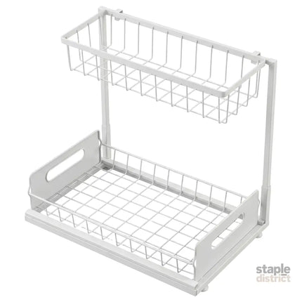 Toque Under Sink Storage Rack Kitchen Cabinet Organiser 2-Tier Shelving Home-2050059015223906312