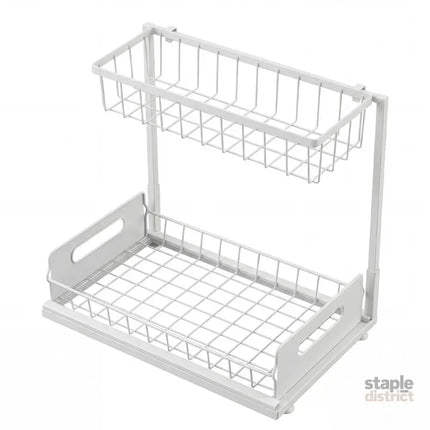 Toque Under Sink Storage Rack Kitchen Cabinet Organiser 2-Tier Shelving Home-2050059015223906305