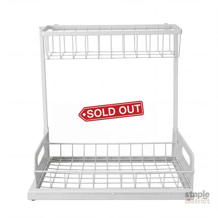 Toque Under Sink Storage Rack Kitchen Cabinet Organiser 2-Tier Shelving Home-2050059015223906304
