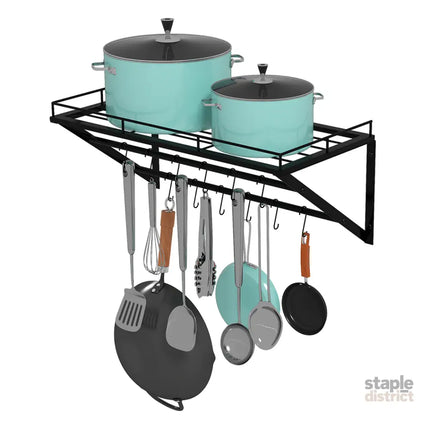 Toque Wall Mounted Pot Pan Rack Multipurpose  Holder-2050056915907645448