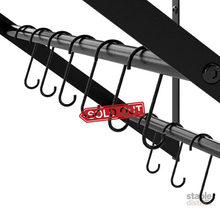 Toque Wall Mounted Pot Pan Rack Multipurpose  Holder-2050056915907645445