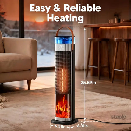 Tower Space Heater with Humidifier - Appliances > Heaters > Electric Heaters