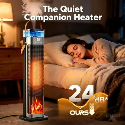 Tower Space Heater with Humidifier - Appliances > Heaters > Electric Heaters