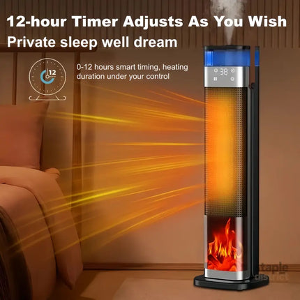 Tower Space Heater with Humidifier - Appliances > Heaters > Electric Heaters