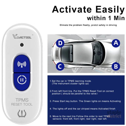 TP508 TPMS Relearn Tool for GM Tire Pressure Reset - Auto Accessories > Auto Accessories Others > Automotive Repair &