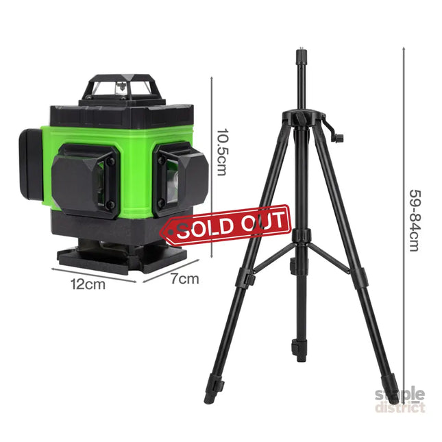 Traderight 16 Lines Green Laser Level Cross Measure Tool Tripod 360�  Rotary-2050056775654313986