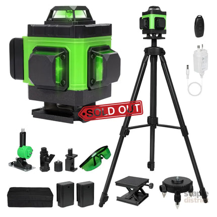 Traderight 16 Lines Green Laser Level Cross Measure Tool Tripod 360�  Rotary-2050056775654313984
