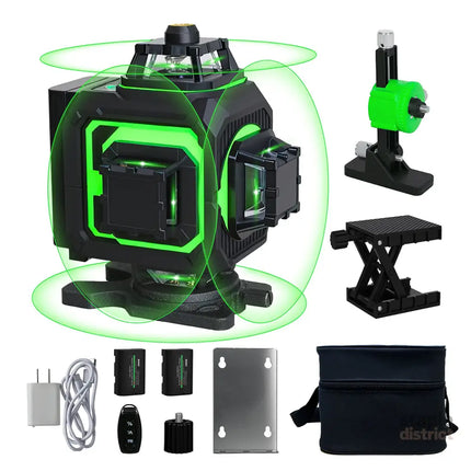 Traderight 4D 16 Line Green Laser Level Remote Tripod-2029387307009839104