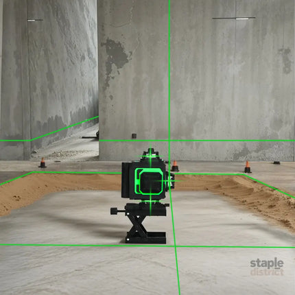 Traderight 4D 16 Line Green Laser Level Remote Tripod-2029387307009839111