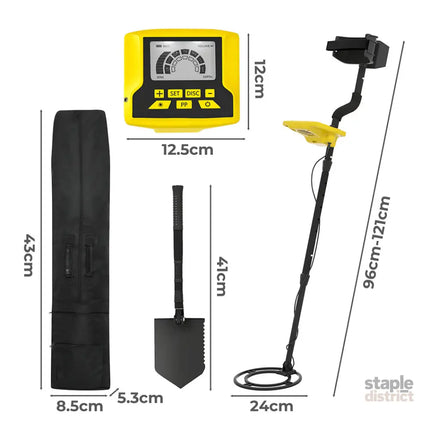 Traderight Metal Detector–Waterproof,LCD Display,24cm Coil-2006733386378514434