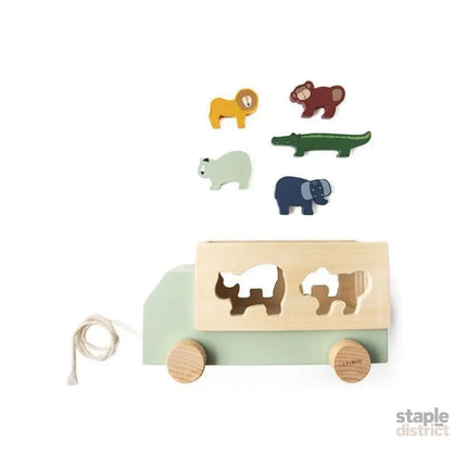 Trixie Wooden Animal Truck-2006733457711042560