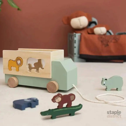 Trixie Wooden Animal Truck-2006733457711042564