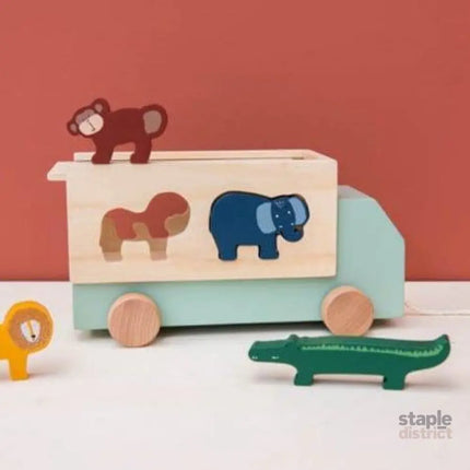 Trixie Wooden Animal Truck-2006733457711042561