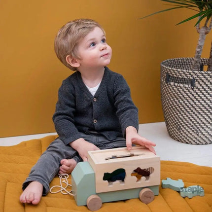Trixie Wooden Animal Truck-2006733457711042562