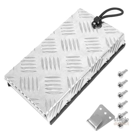 Truma Cowl Cover Silver Universal Aluminum Checker Plate External Flue Vent Spraying Console Replacement Part Fits