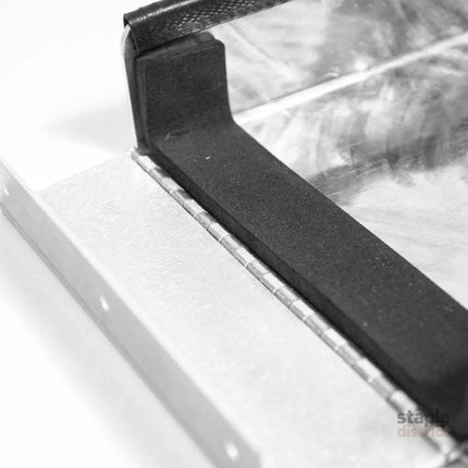 Truma Cowl Cover Silver Universal Aluminum Checker Plate External Flue Vent Spraying Console Replacement Part Fits