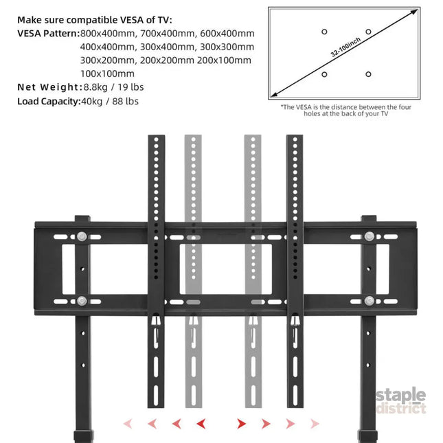 TV Stand Base Mount Bracket Swivel for 32-100 LED LCD - Appliances > TV > TVs & Accessories